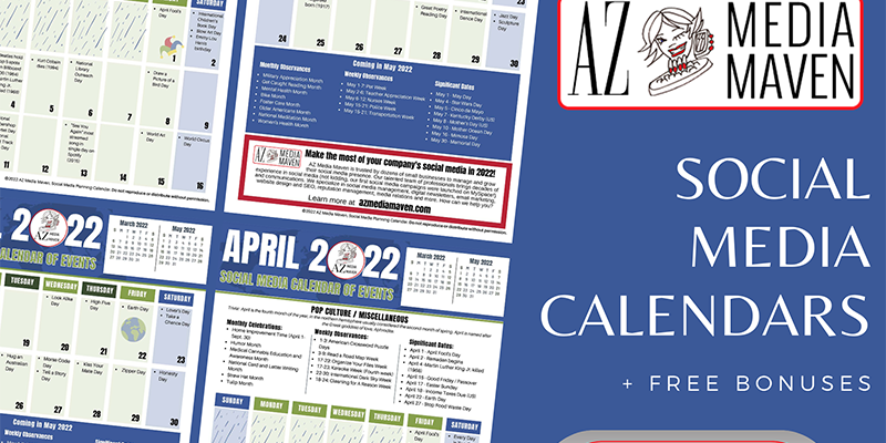 Social Media Calendar Signup April Social Media Calendar Signup