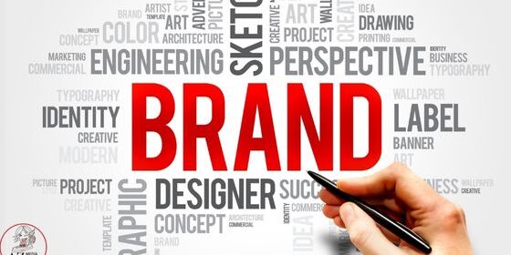 Photo shows the word BRAND in large letters with other words relating to branding include around the main word.